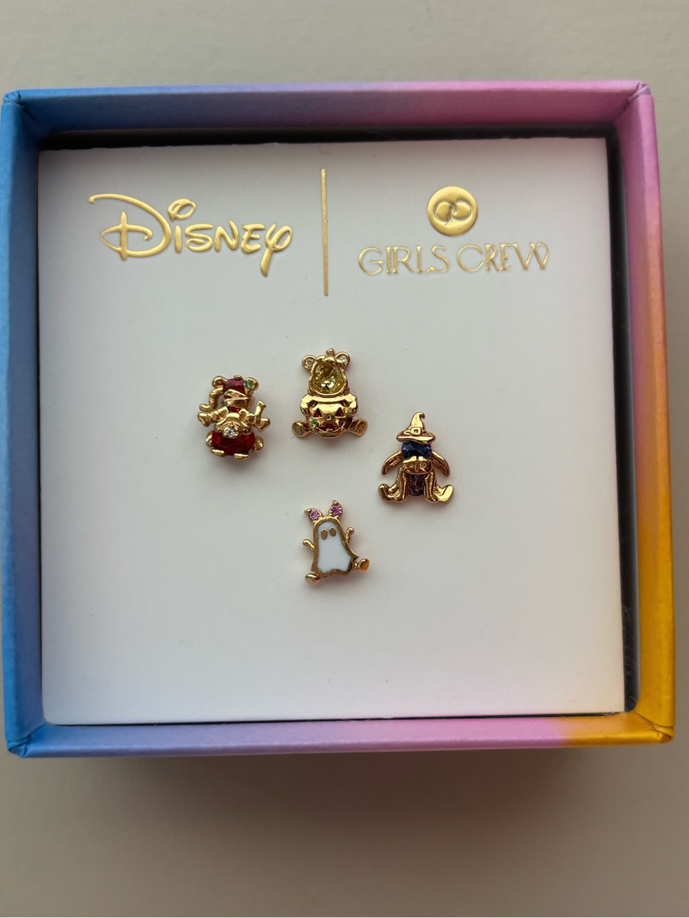 Girls Crew X Disney Winnie the Pooh’s Pumpkin Party Stud Set